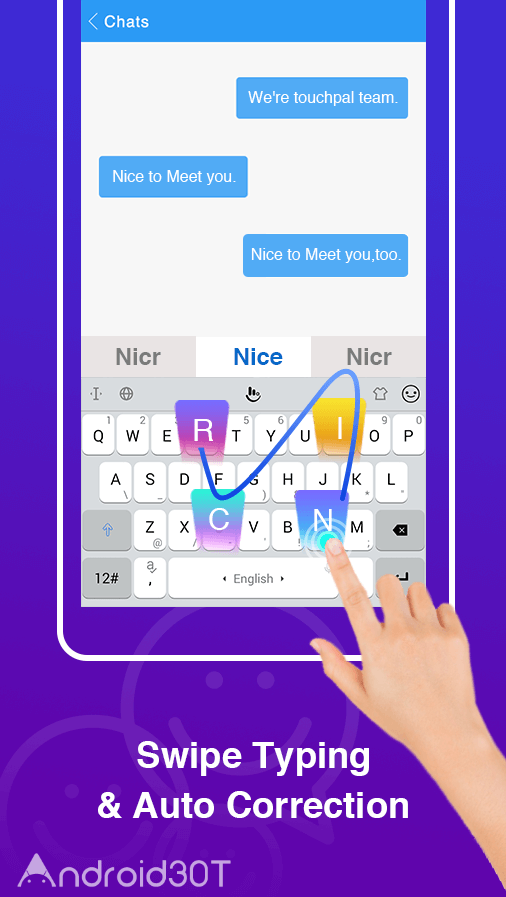 دانلود ABC Keyboard – TouchPal 7.0.8.1_20190623214805 – برنامه صفحه کلید فارسی اندروید