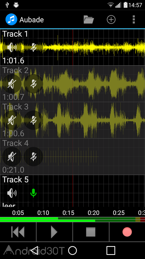 دانلود Aubade Audio Studio 1.7.2 – استدیو موزیک پر امکانات اندروید