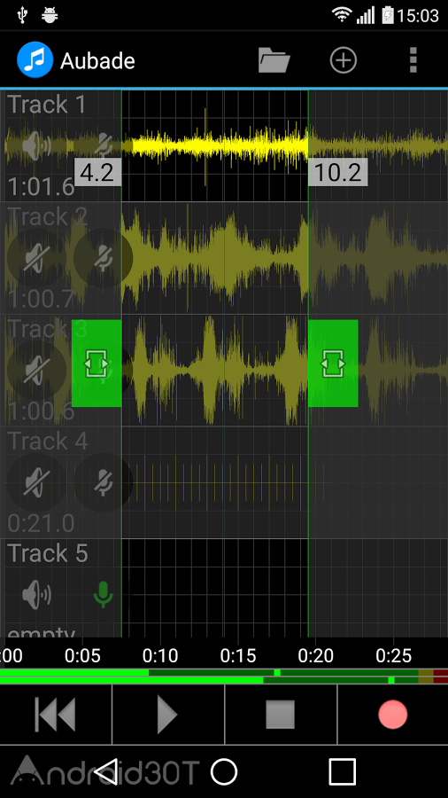 دانلود Aubade Audio Studio 1.7.2 – استدیو موزیک پر امکانات اندروید