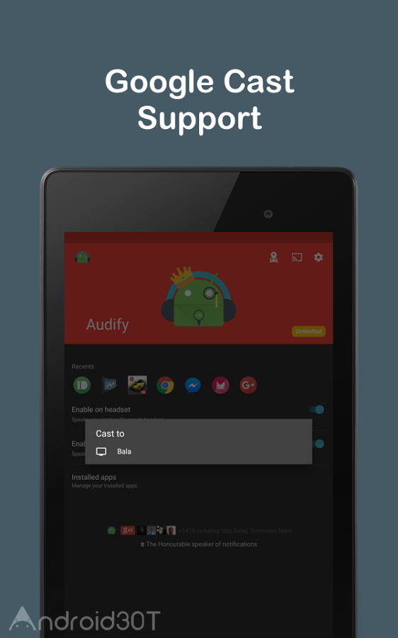 audify notification reader premium