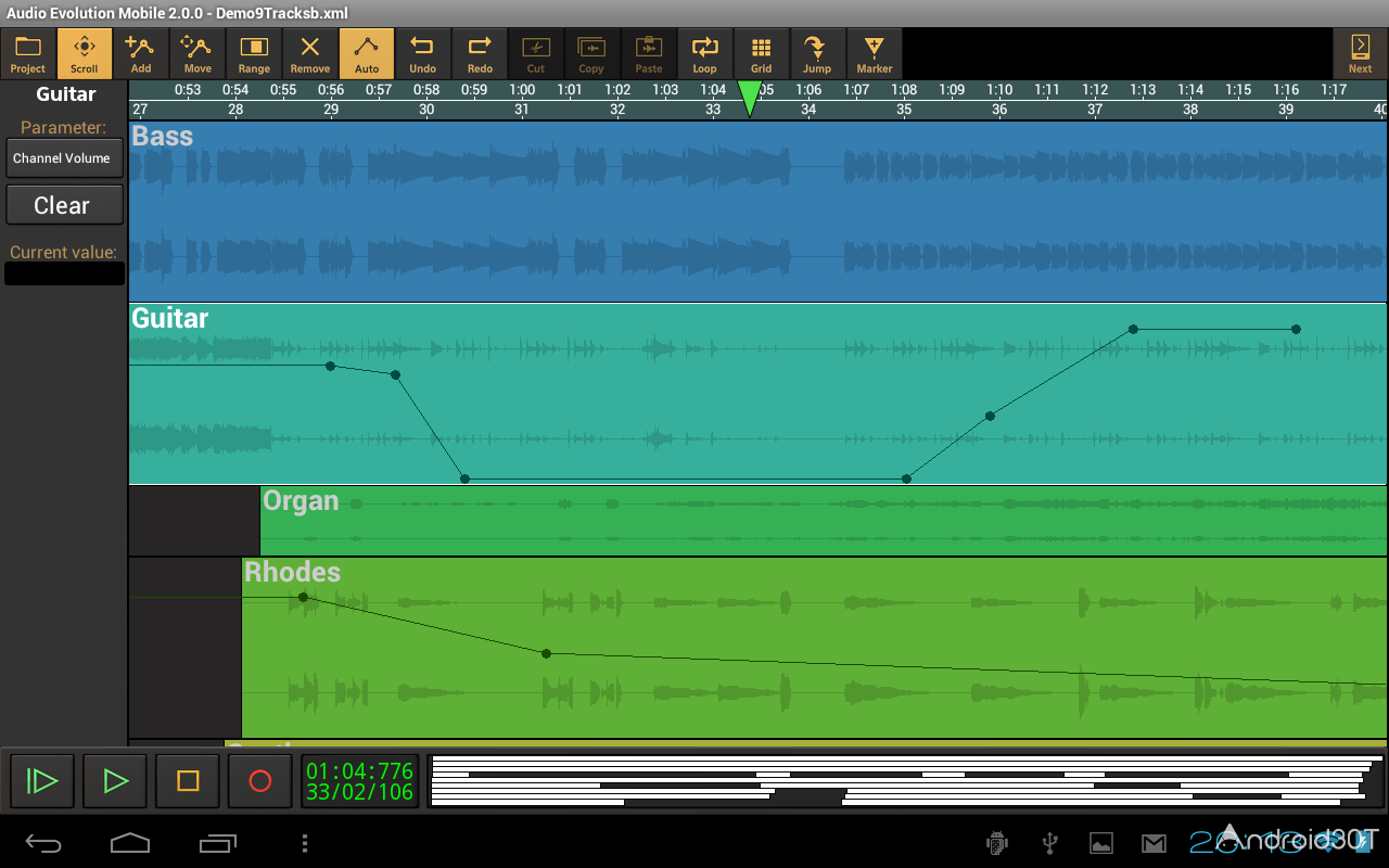 دانلود Audio Evolution 4.9.8.3 – ویرایش و افکت گذاری صدا در اندروید