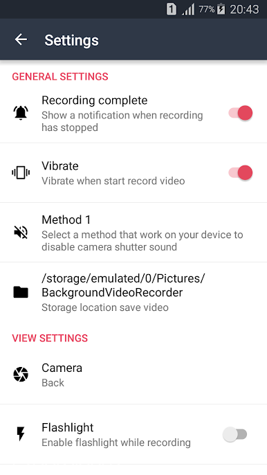 دانلود Background Video Recorder Pro 1.2.9.8 – برنامه ضبط مخفیانه در پس زمینه اندروید