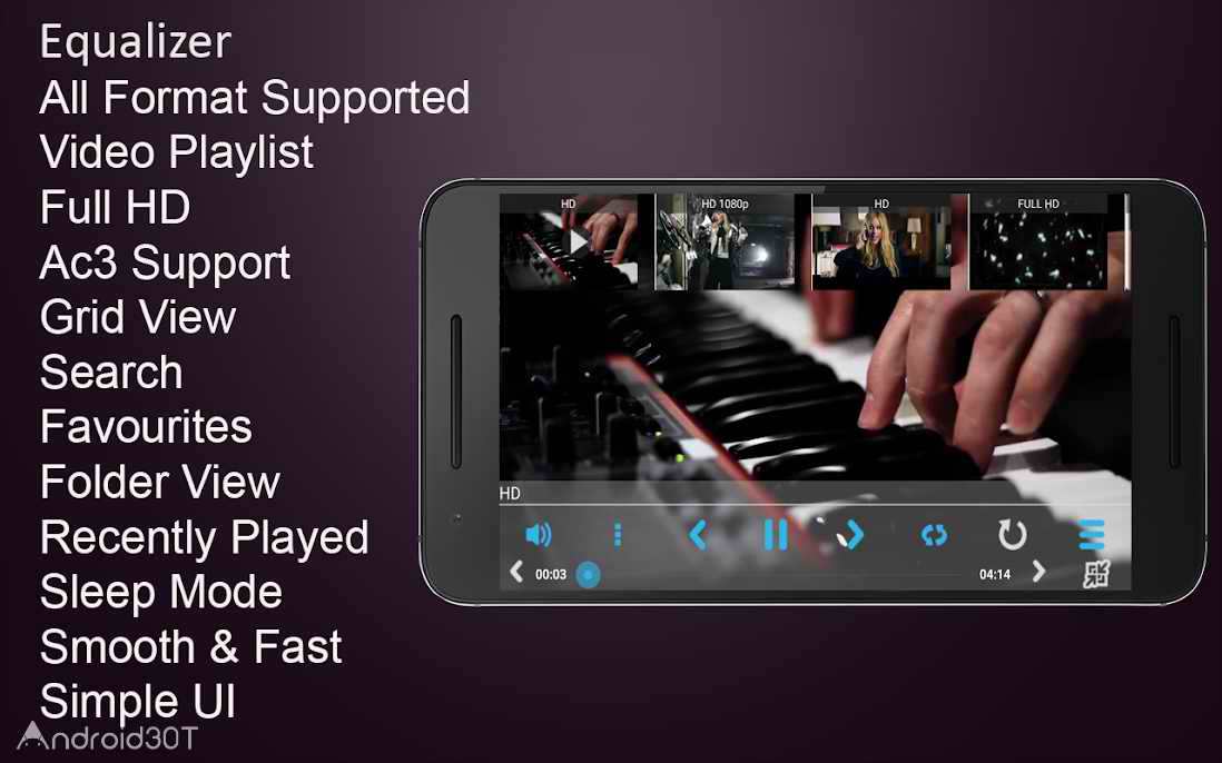 دانلود Best All Format HD Video Player 4.0.7 – برنامه پخش ویدئو HD برای اندروید