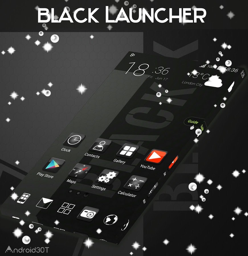 دانلود 1.264.1.83 Black Theme Launcher – مجموعه تم های سیاه و سفید اندروید