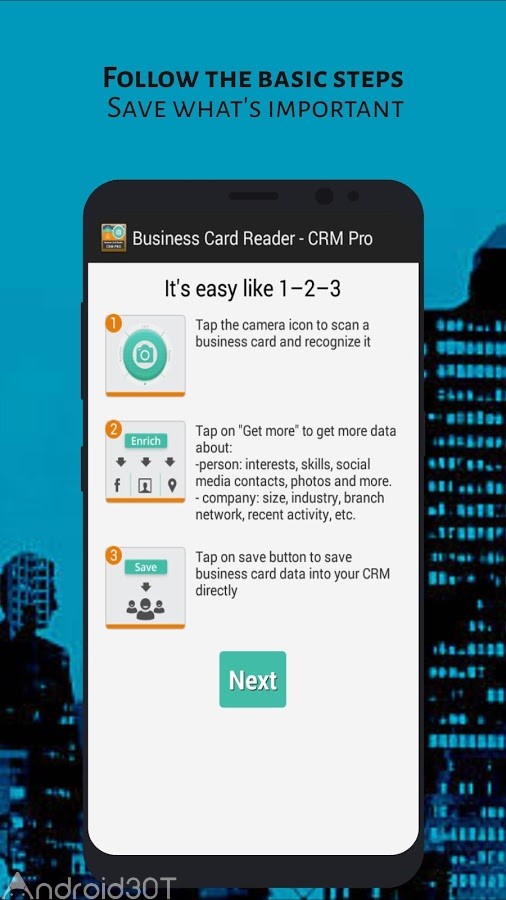 دانلود Business Card Reader 1.1.129 – برنامه ذخیره اطلاعات کارت های بیزنس اندروید