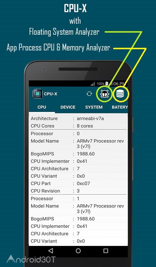 دانلود CPU-X Pro v6.0 – نرم افزار نمایش اطلاعات گوشی اندروید
