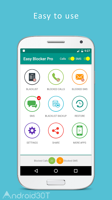 دانلود Blacklist – Call and SMS blocker Pro 11.0.0 – برنامه بلک لیست پیام و تماس اندروید