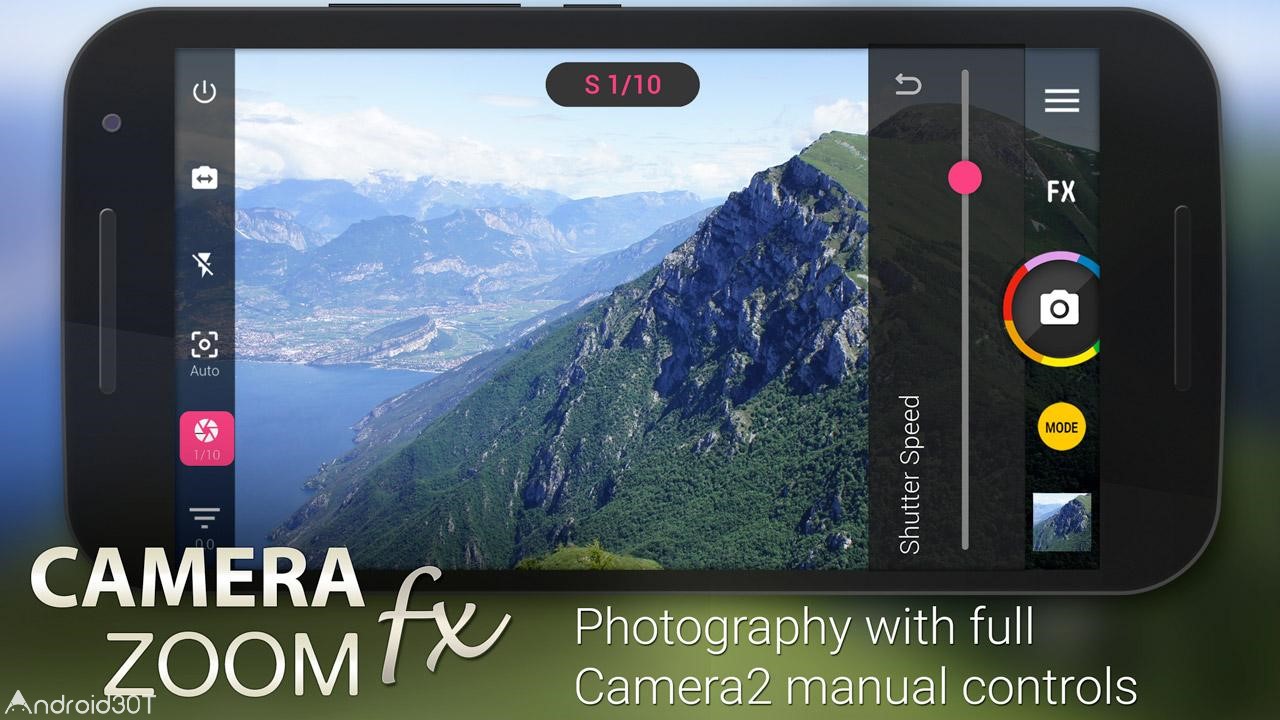 دانلود Camera ZOOM FX 6.3.7 – نرم افزار عکاسی حرفه ای اندروید