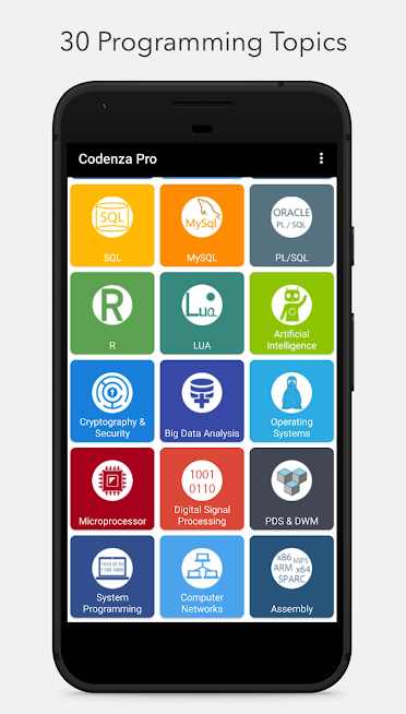 دانلود Codenza Pro 2.6 – برنامه آشنایی با برنامه نویسی اندروید