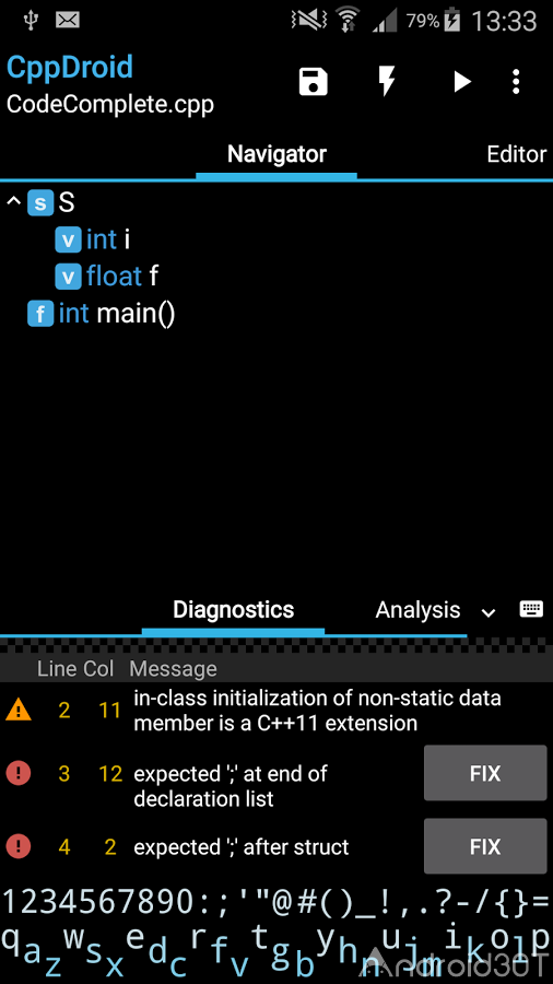 دانلود CppDroid – C/C++ IDE 3.3.2 – برنامه یادگیری کدنویسی اندروید