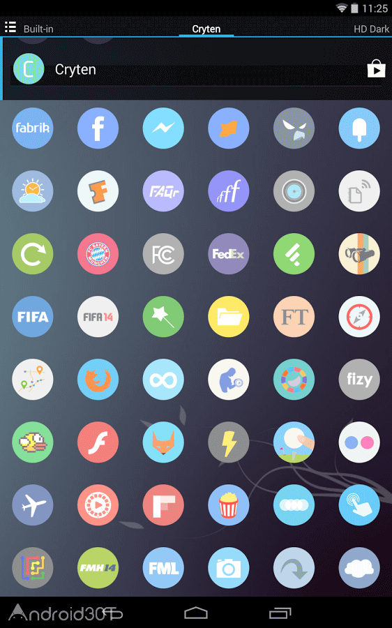 دانلود Cryten – Icon Pack 20.9.0 – مجموعه تم جدید و زیبا برای اندروید