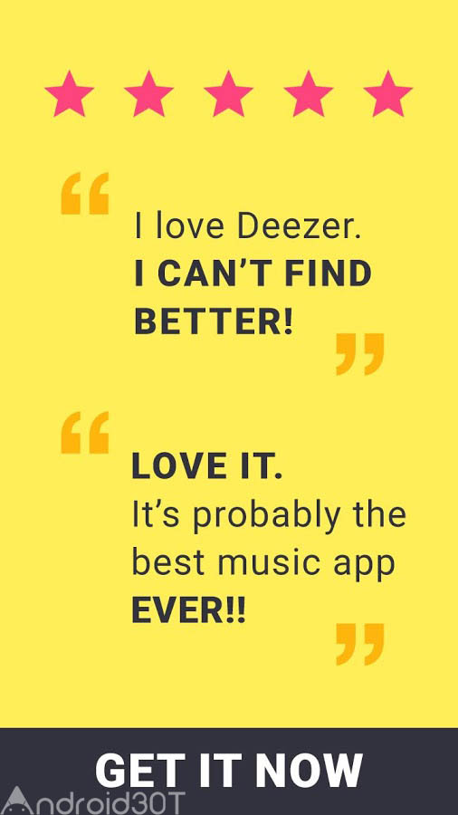 دانلود Deezer: Music Player 7.0.3.43 – برنامه پخش موزیک آنلاین اندروید