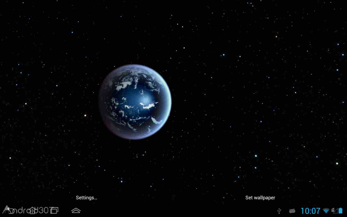 دانلود Earth HD Deluxe Edition 3.5.0 – لایو والپیپر کره زمین اندروید