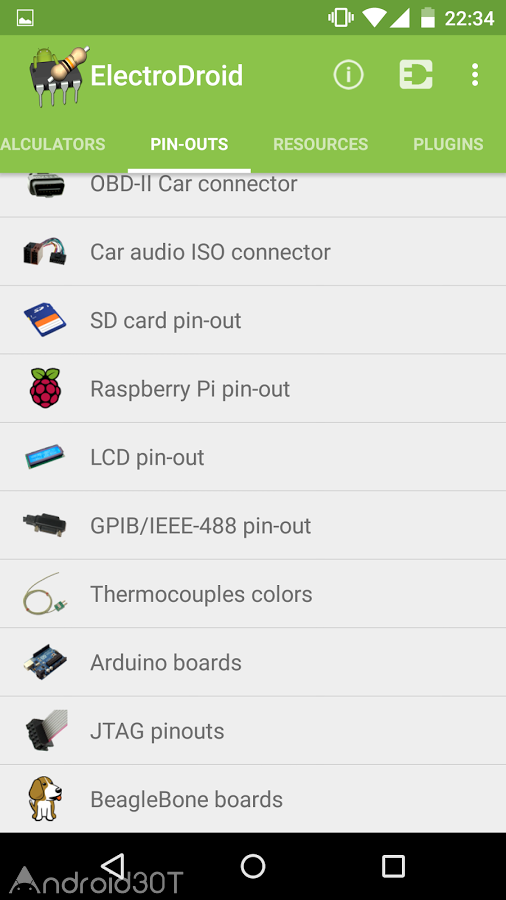 دانلود ElectroDroid Pro 5.2 – برنامه ابزار الکترونیکی برای اندروید