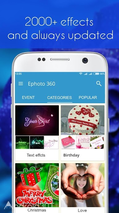 دانلود Ephoto 360 – Photo Effects 1.4.111 – برنامه ویرایش عکس اندروید