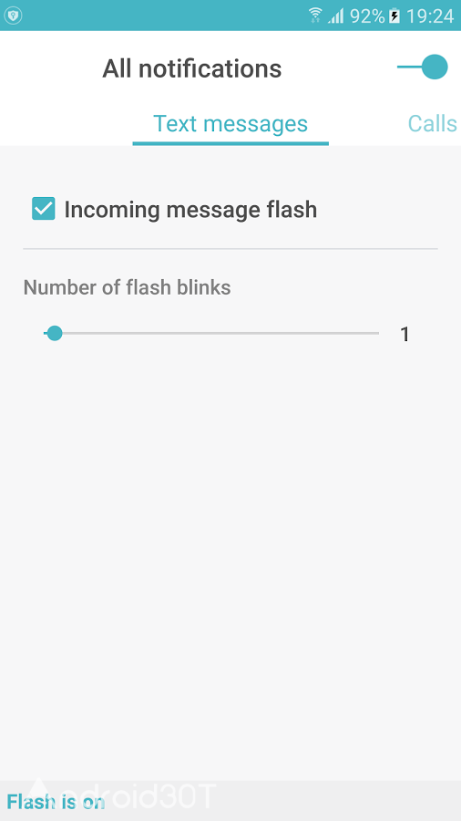 دانلود FlashOnCall + 5.0 – فلش هنگام دریافت تماس و پیام اندروید