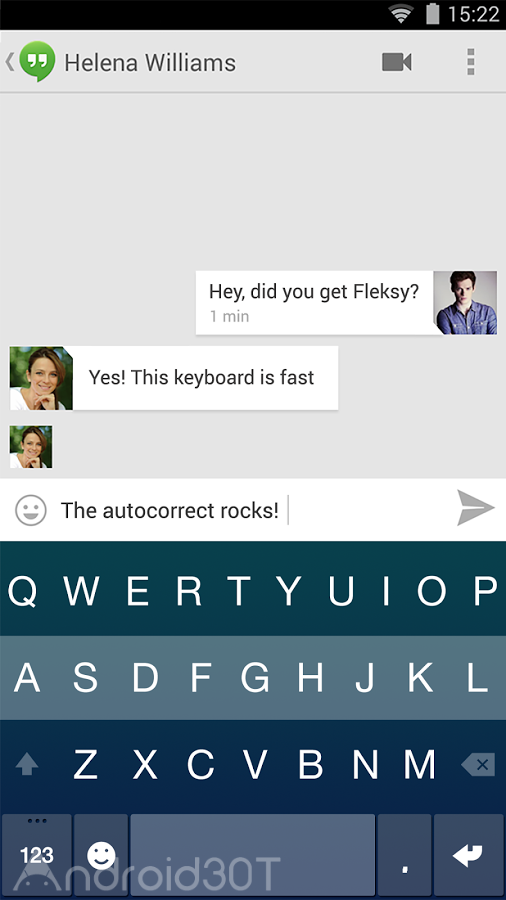 دانلود Fleksy Keyboard 10.2.7 – کیبورد سریع و آسان برای اندروید