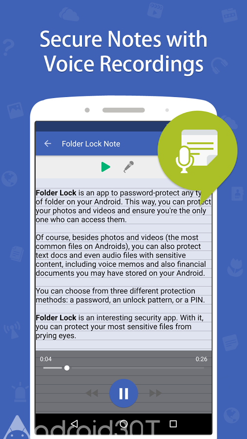 دانلود Folder Lock Pro 2.5.9 – برنامه ی رمزگذاری بر روی فایل های اندروید