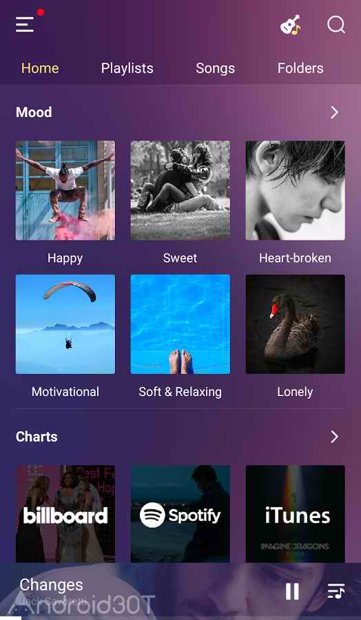 دانلود GO Music – Free Music, Equalizer, Themes 2.4.4 – موزیک پلیر با اکولایزر قدرتمند اندروید
