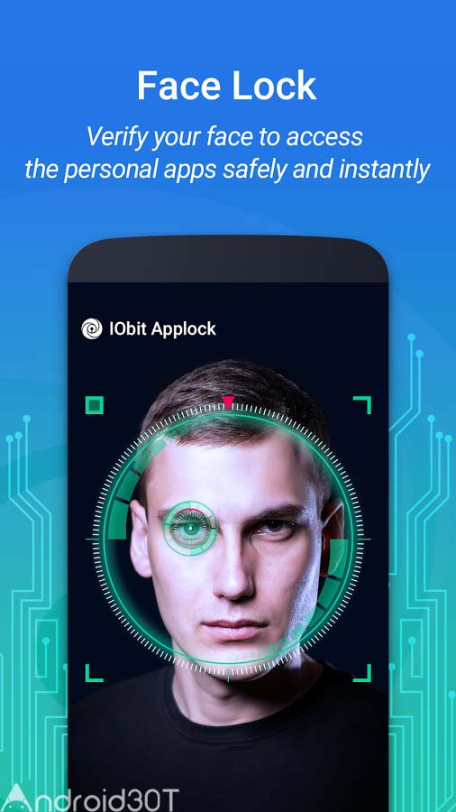 دانلود IObit Applock: Face Lock & Fingerprint Lock 2018 2.4.5 – برنامه محافظت از حریم خصوصی اندروید
