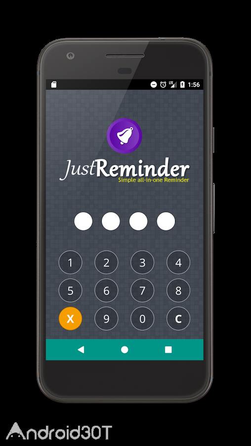 دانلود Just Reminder Premium 2.6.4 – برنامه یادآور کم حجم و پر امکانات اندروید