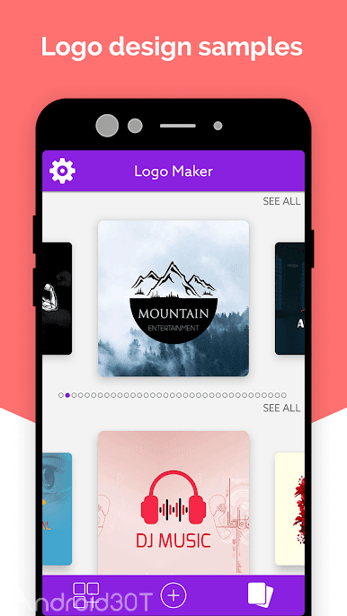 دانلود Logo Maker, Icon Creator, Modern Logo Designs 41.7 – برنامه طراحی لوگو برای اندروید