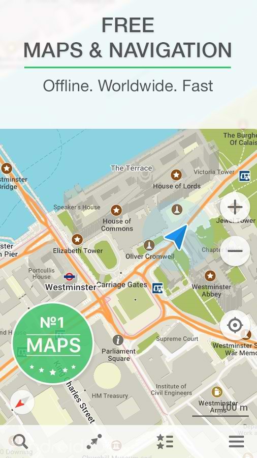دانلود MAPS.ME Pro – offline maps 12.3.3 – برنامه نقشه آفلاین برای اندروید