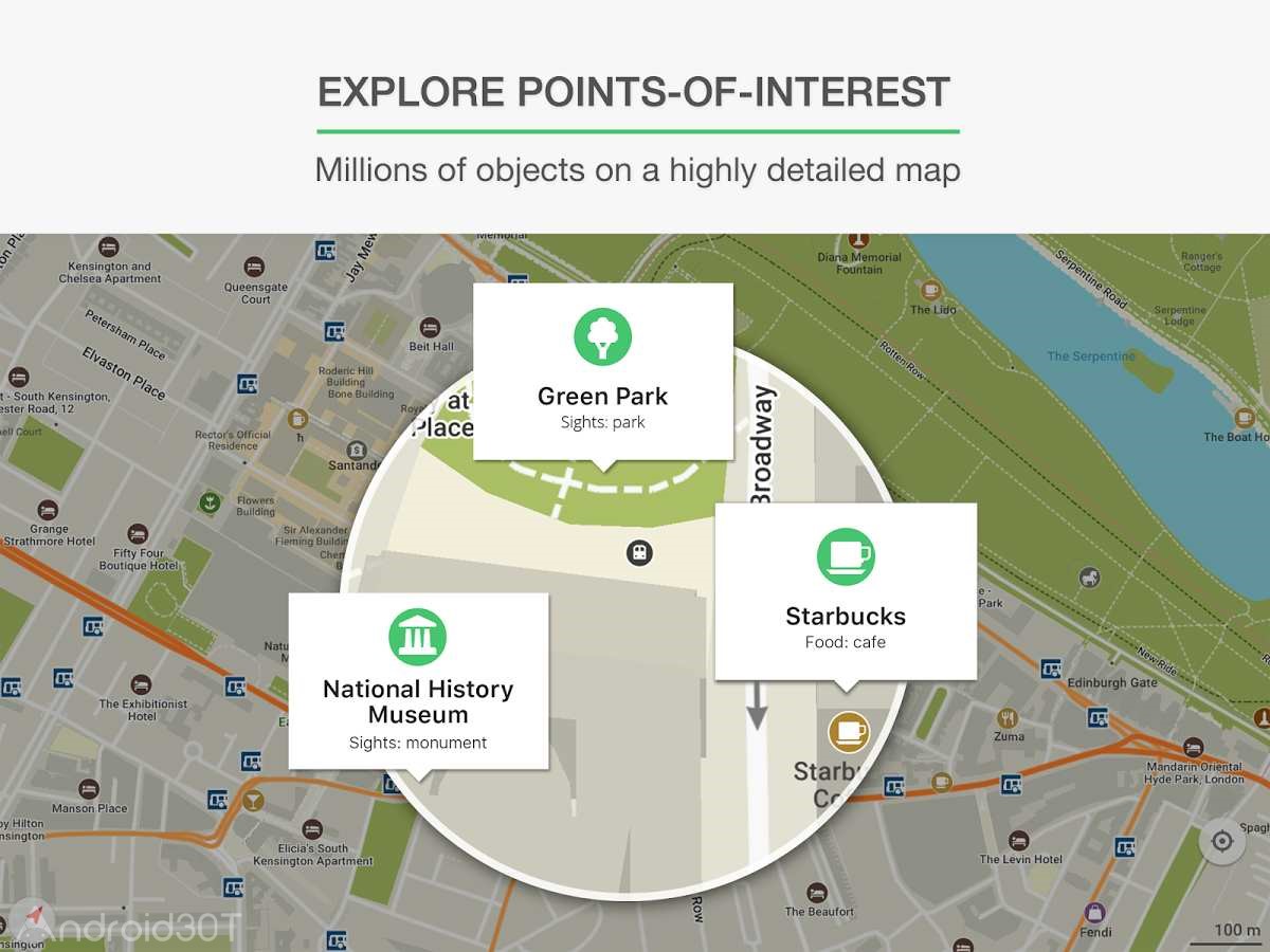 دانلود MAPS.ME Pro – offline maps 12.3.3 – برنامه نقشه آفلاین برای اندروید