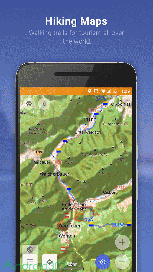 دانلود مسیریاب آفلاین OsmAnd+ Maps & Navigation 4.3.7 برای اندروید
