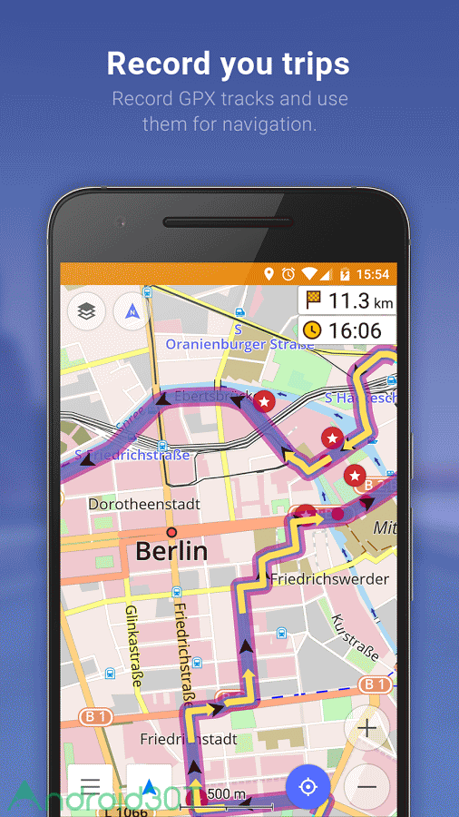 دانلود مسیریاب آفلاین OsmAnd+ Maps & Navigation 4.2.7 برای اندروید
