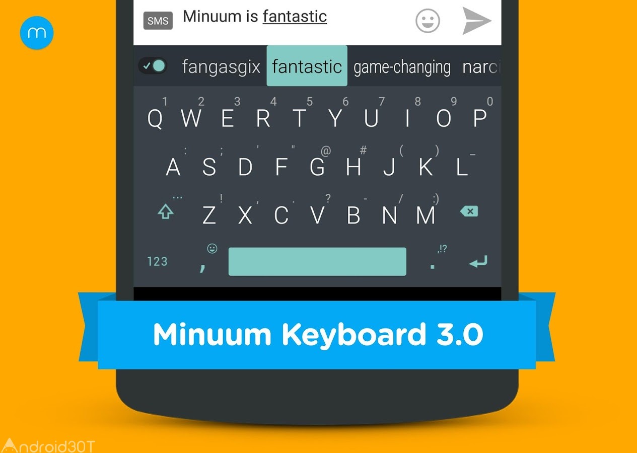 دانلود Minuum Keyboard 3.5.2 – صفحه کلید حرفه ای و عالی اندروید