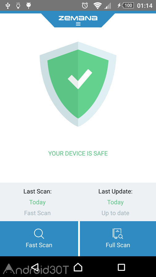 دانلود Mobile Antivirus by Zemana 2.0.0 – آنتی ویروس جدید موبایل اندروید