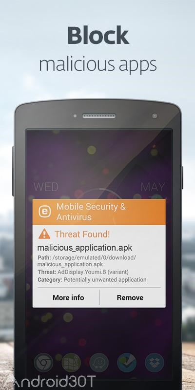 دانلود Mobile Security & Antivirus 7.2.14.0 – آنتی ویروس معروف ESET اندروید