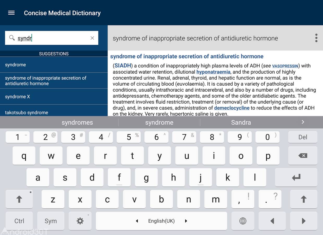 دانلود Oxford Medical Dictionary 7.1.199 – دیکشنری تخصصی پزشکی اندروید