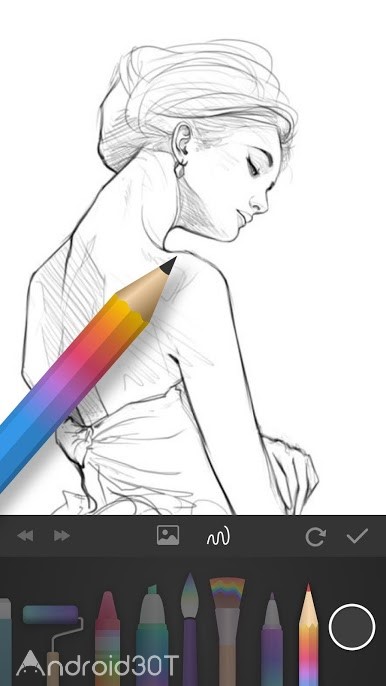 دانلود PaperDraw:Paint Draw Sketchbook 2.3.3 – برنامه یادگیری نقاشی از روی تصویر اندروید