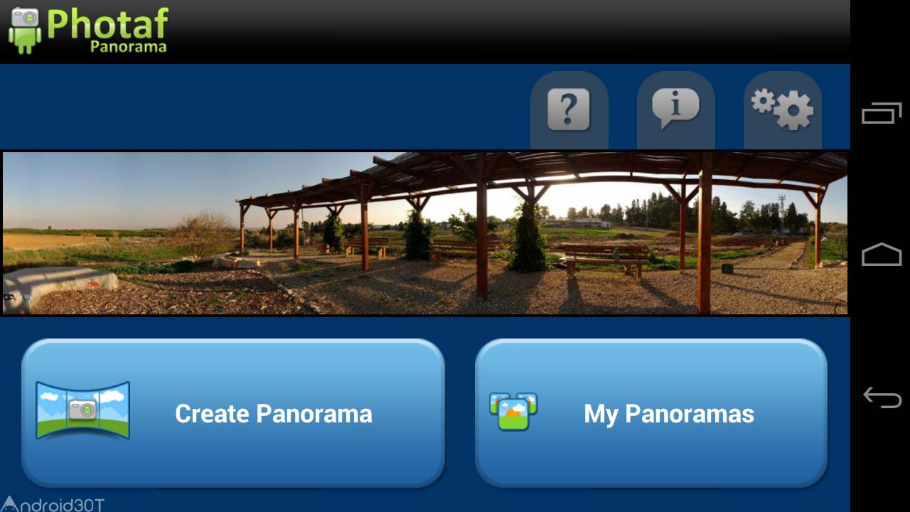 دانلود Photaf Panorama 4.5.3 – برنامه عکاسی فتوحات پانورما اندروید
