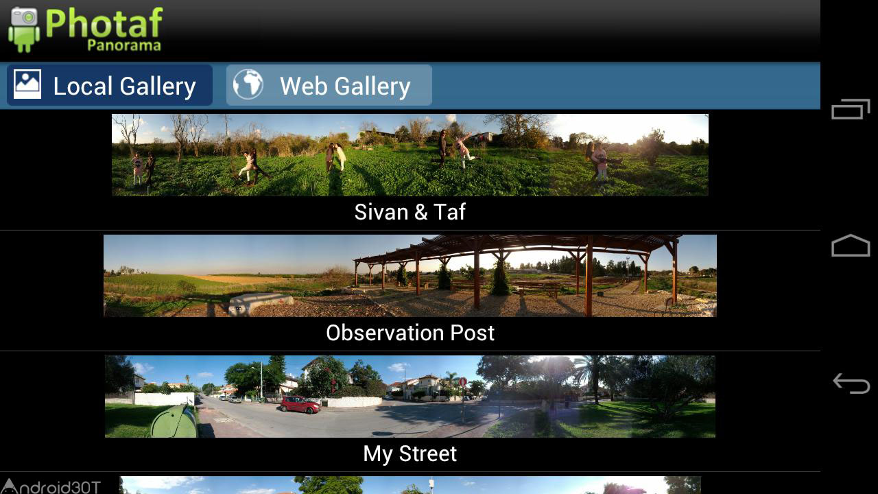 دانلود Photaf Panorama 4.5.3 – برنامه عکاسی فتوحات پانورما اندروید