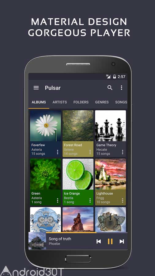 دانلود Pulsar Music Player Pro 1.11.0 – برنامه پخش موزیک در اندروید