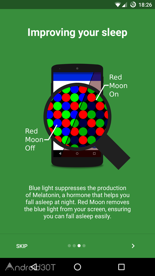 دانلود Red Moon – Screen Filter 3.3.2 – فیلتر هوشمند نور آبی صفحه اندروید