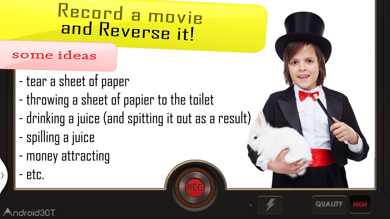 دانلود Reverse Movie FX PRO – magic video 1.4.1.1 – برنامه معکوس کننده ویدئو اندروید