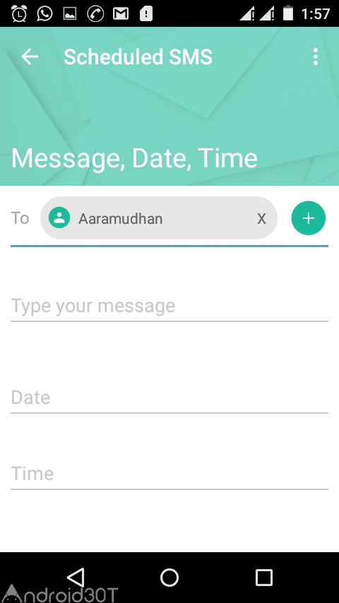 دانلود Scheduled SMS 1.0 – برنامه زمان بندی ارسال پیامک اندروید