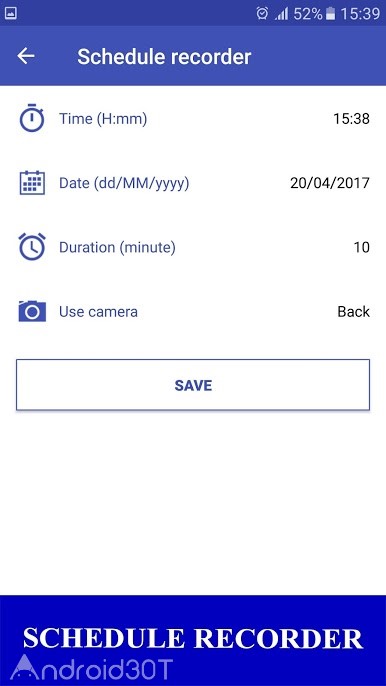 دانلود Secret Video Recorder Premium 1.2.8.6 – برنامه فیلمبرداری مخفیانه اندروید