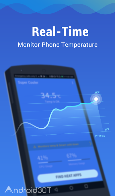 دانلود Super Cooler – برنامه بهینه ساز دمای گوشی اندروید