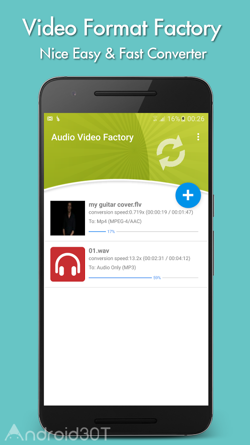 دانلود Video Format Factory Premium 5.4 – برنامه تبدیل فرمت ویدئو اندروید