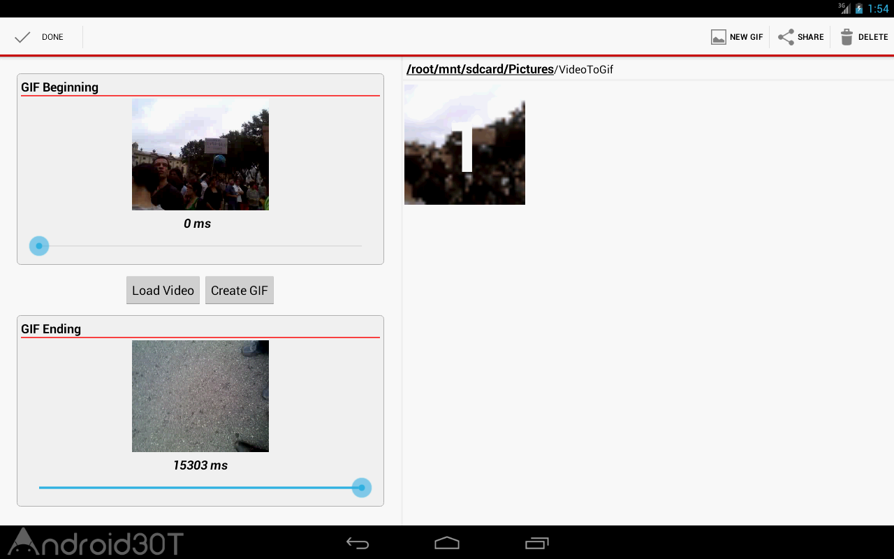دانلود Video To GIF 1.4c – برنامه تبدیل ویدئو به گیف Gif اندروید