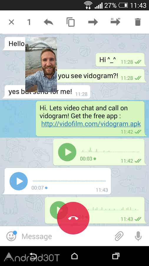 دانلود Vidogram 1.8.3 – برنامه ویدوگرام، تماس تصویری و صوتی اندروید