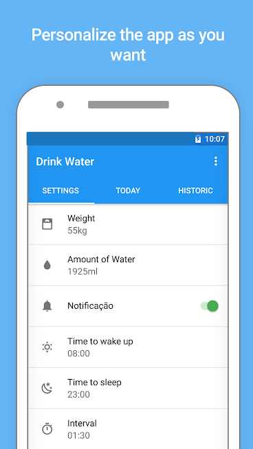 دانلود Water Drink Reminder and Alarm Pro 2.8.11 – برنامه هشدار و یادآور مصرف آب اندروید