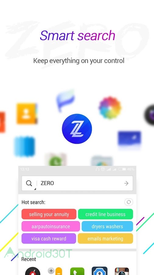 دانلود ZERO Launcher 3.73.1 – لانچر پر طرفدار زیرو اندروید