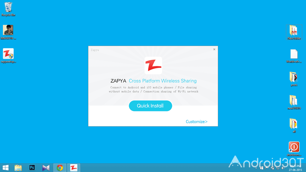 Zapya PC 2.8.0.3 – دانلود زاپیا جدید کامپیوتر