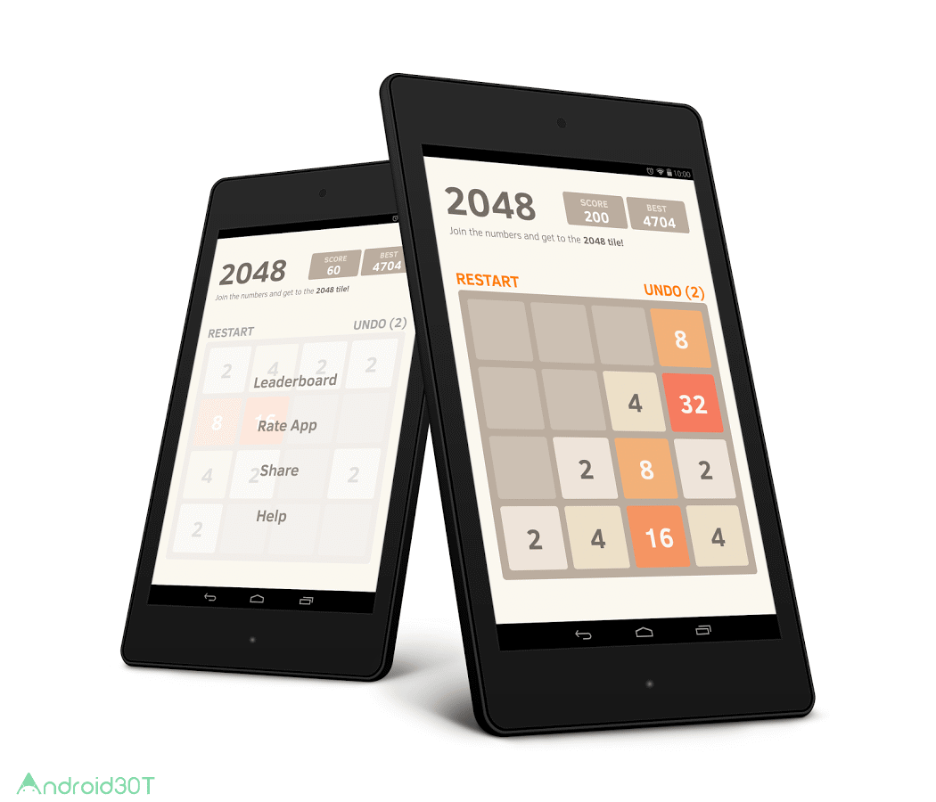 بازی 2048 نسخه 6.46 – بازی معتاد کننده بیست چهل و هشت اندروید